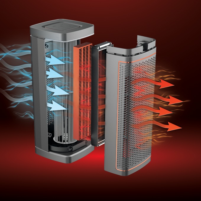 Handy Heater Copper Core Tower, , large