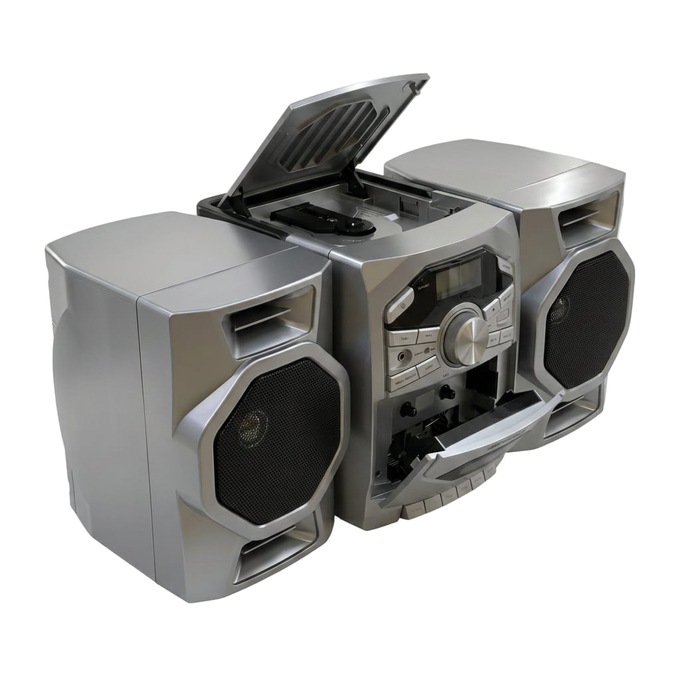 Emerson Portable CD/Cassette Stereo Boom Box | Seventh Avenue