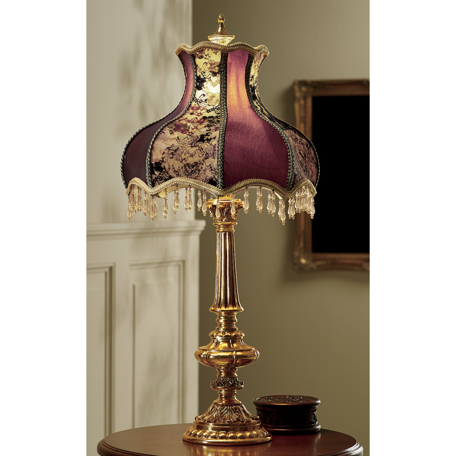 Victorian Rose Table Lamp Seventh Avenue