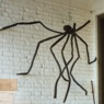 Lit Oversized Spider D&eacute;cor, Black, large