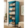 5-Shelf Storage Wardrobe, Teal, large