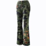 Cora Camo Bootcut Jean for Women with Embroidered Flowers in Stretch Denim, , large