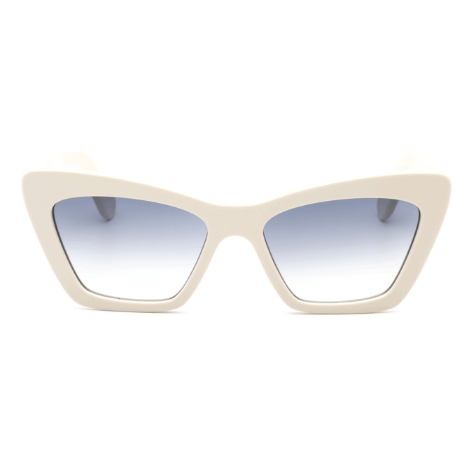 Salvatore Ferragamo Cat-Eye Sunglasses, Ivory Blue Gradient, large