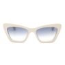 Salvatore Ferragamo Cat-Eye Sunglasses, Ivory Blue Gradient, large