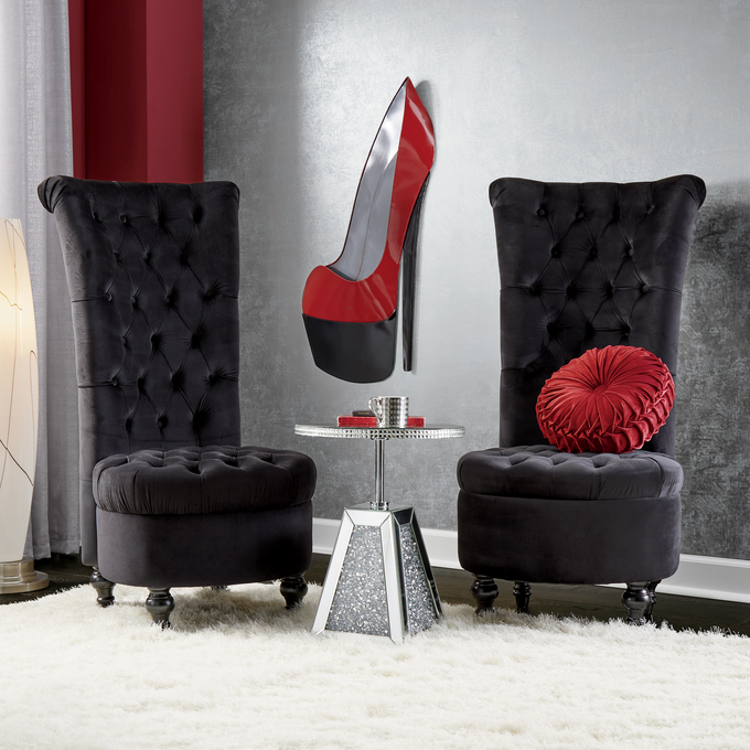 Metal Stiletto Wall Art, , large