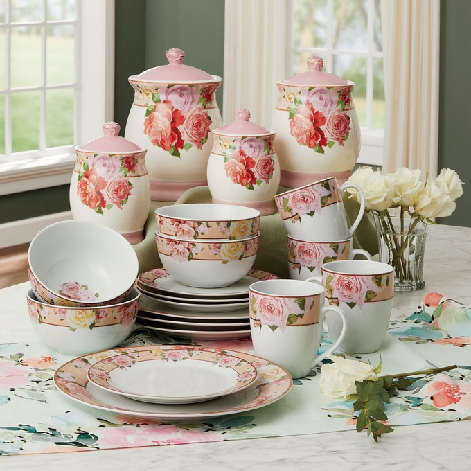 Cottage Rose Kitchenware Sets, , large