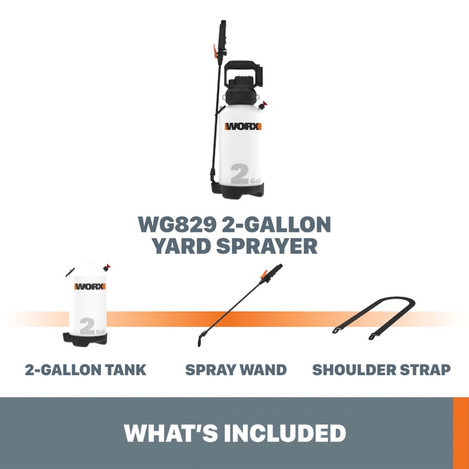 Worx 20V Cordless Lawn Sprayer (Tool Only), , large