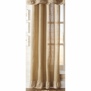 Burlap and Ruffle Panel, , large