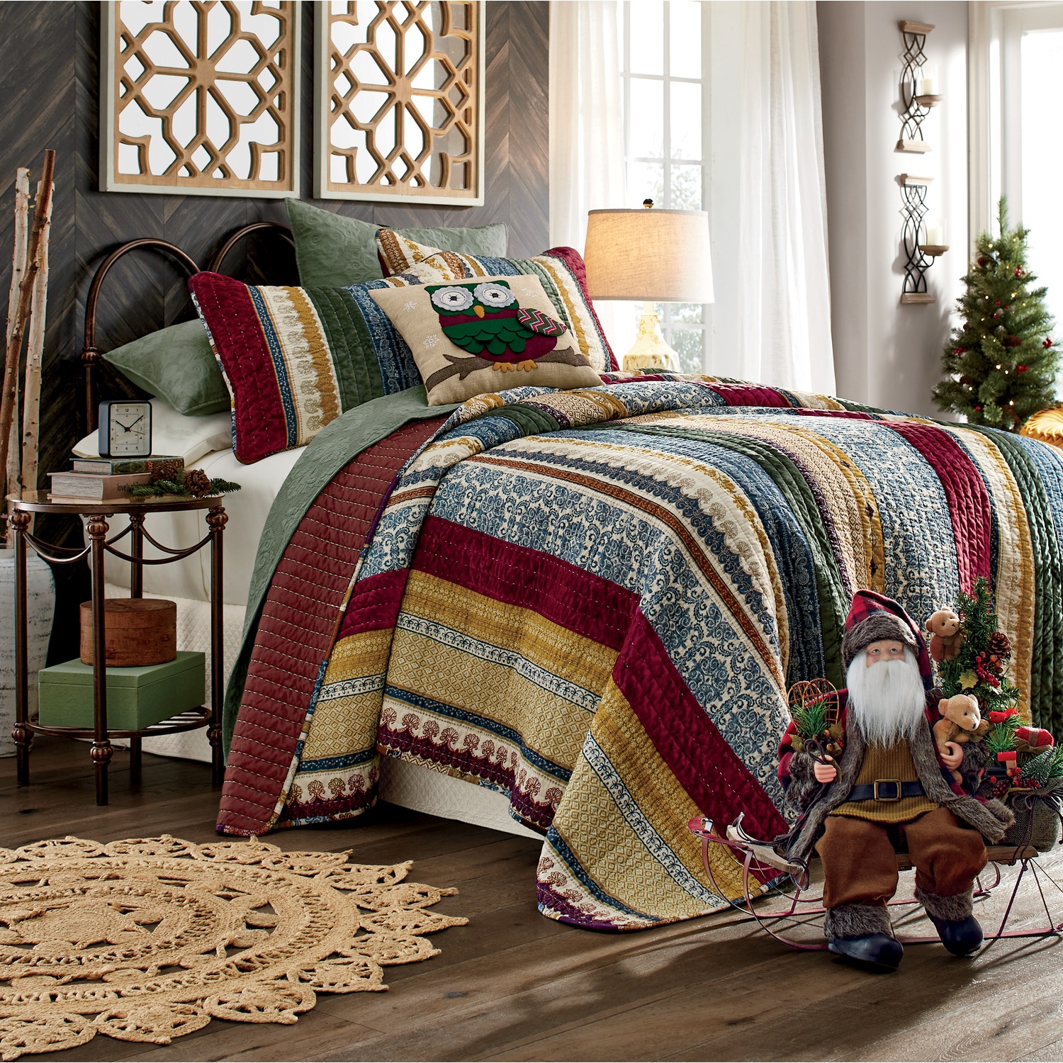 Vale Oversized Quilt and Sham Seventh Avenue