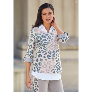 Faded Leopard Top, , large
