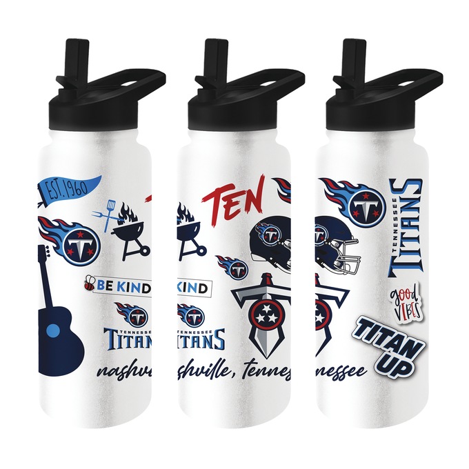NFL Native Logo Water Bottle, , large