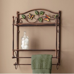 Harvest Butterfly Wall Shelf, , large