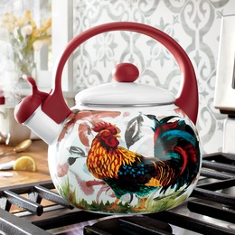 Rooster Whistling Tea Kettle, , large