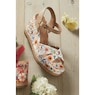 Clarks Chicly Genuine Leather Floral Sandal, , large