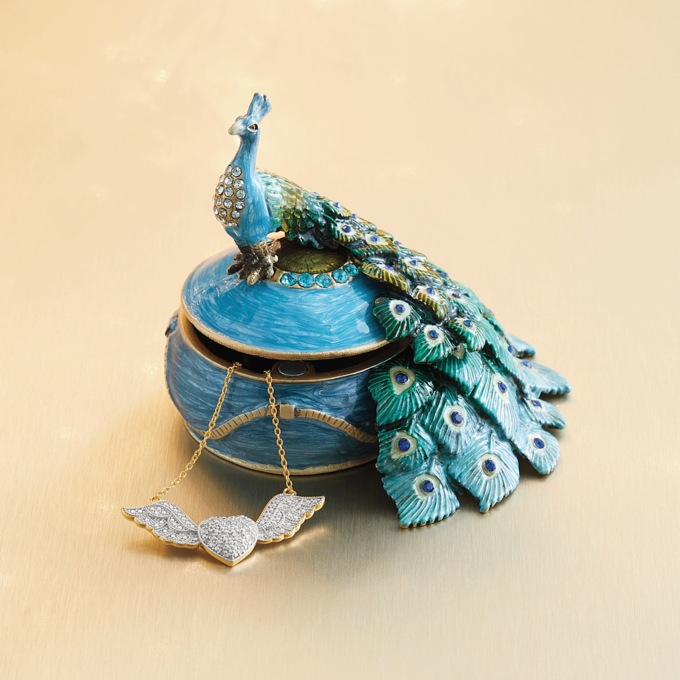 Peacock Jewelry Box, , large