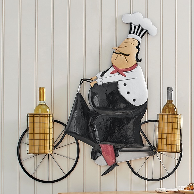 On-The-Go Chef Wine Bottle Holder, , large