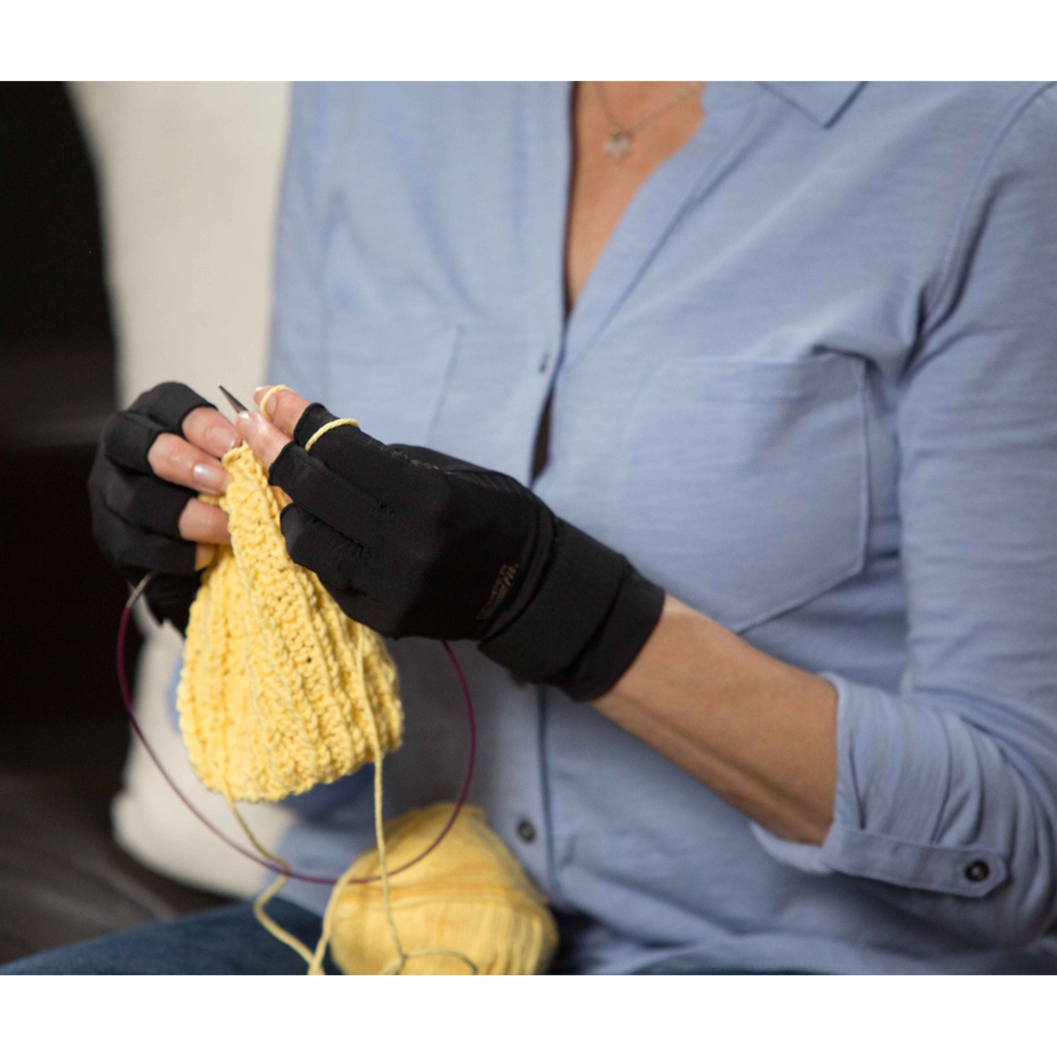 Copper Fit Hand Relief Compression Gloves Seventh Avenue