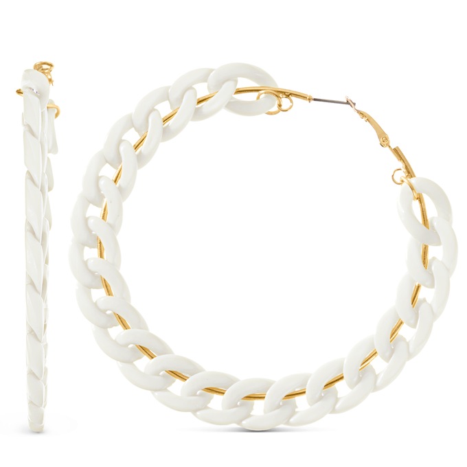 Colorful Link Hoops, , large