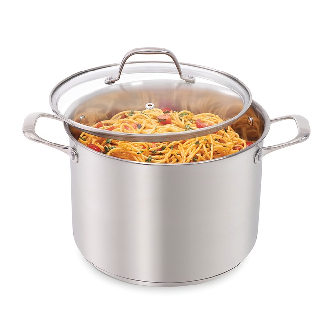 Guy Fieri Flavortown 10-Piece Stainless Steel Cookware Set, , large