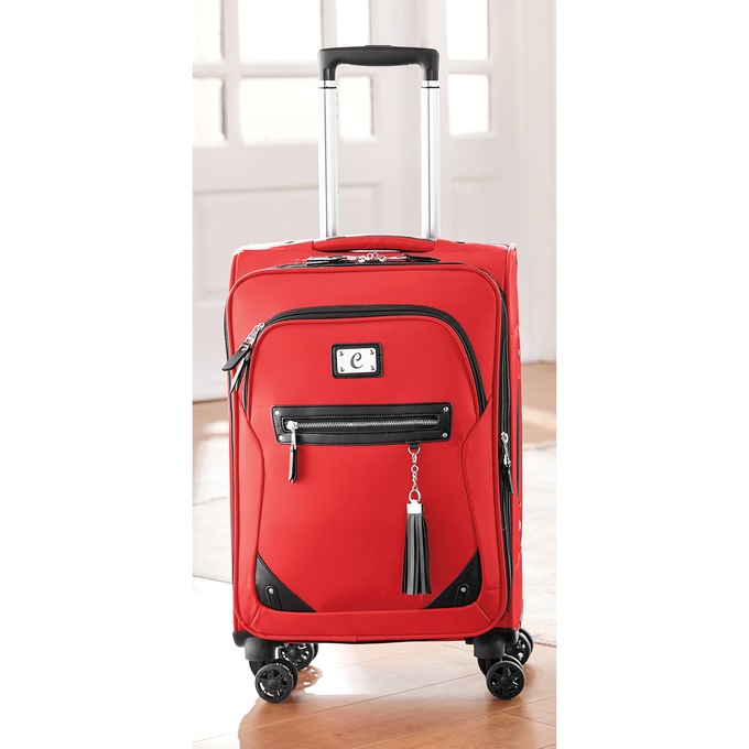 Soft-Sided Rolling Carry-On with Wheels and Telescoping Handle, , large