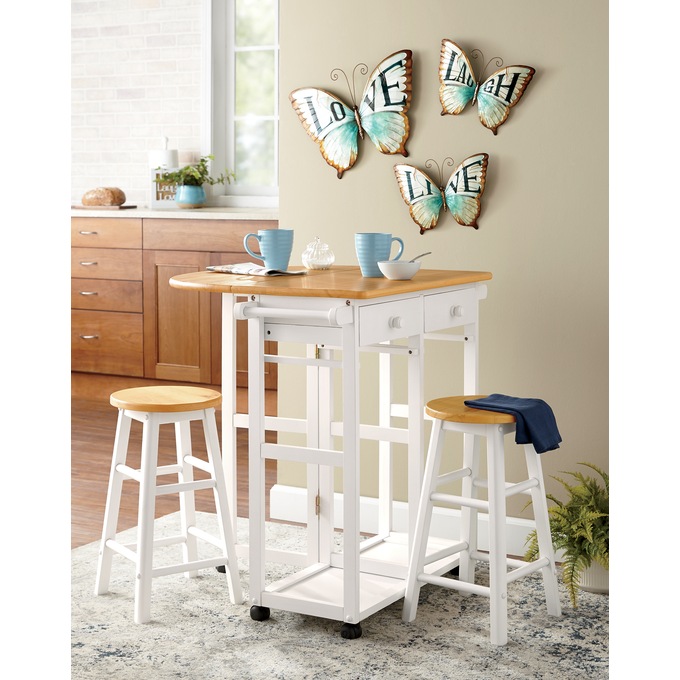 Kitchen Island with Stools, , large