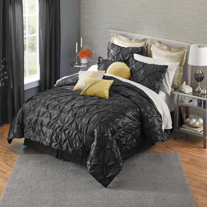 Serena Satin 30-Piece Bed Set, , large