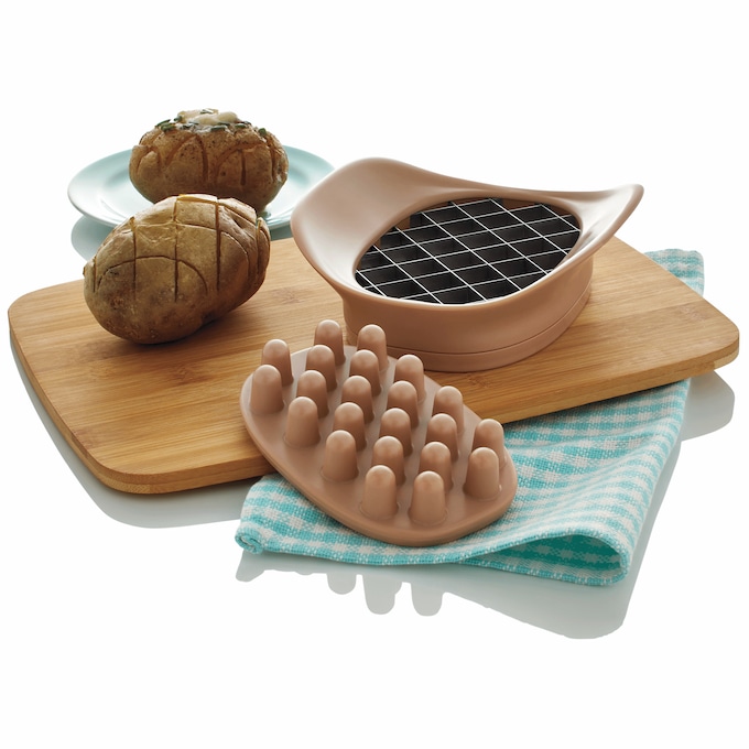 Joie Baked Potato Slicer, Brown, large