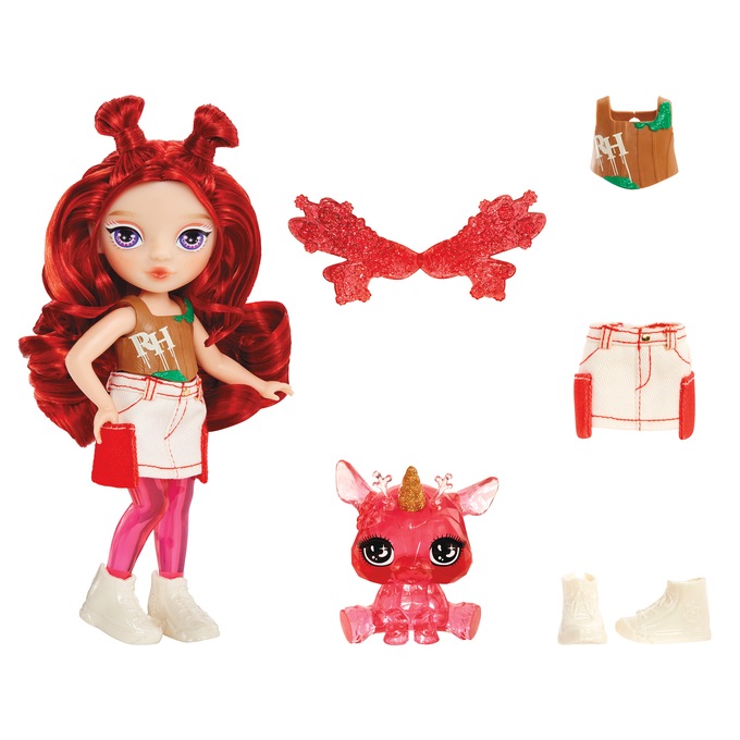 Rainbow High Littles Fantasy Doll, Red, large