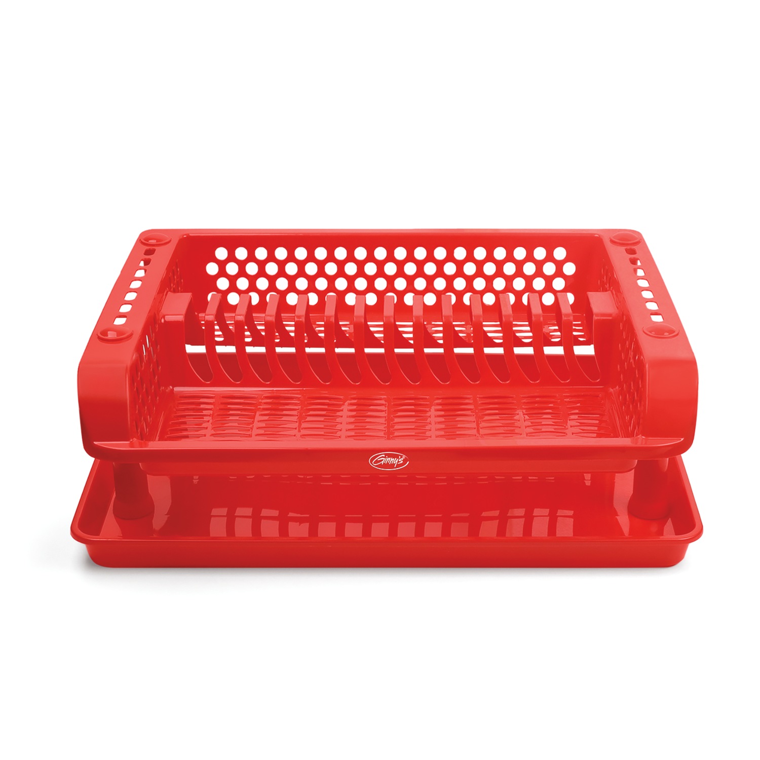 Ginny's Single-Tier Dish Rack with Tray | Seventh Avenue