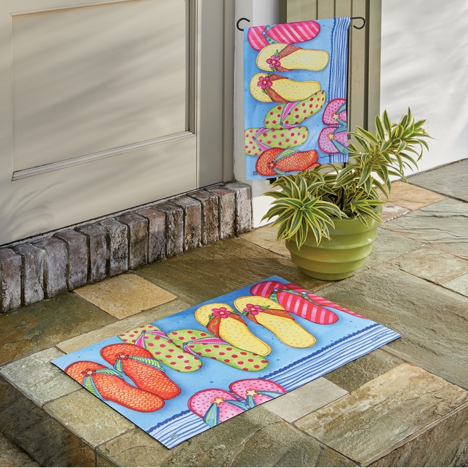 Favorite Flip-Flop Matmate and Flag, , large