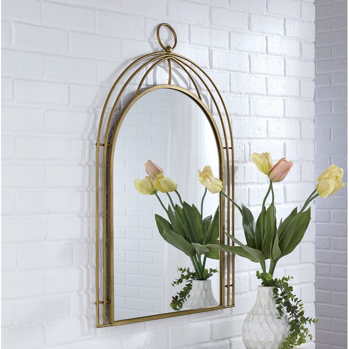Bird Cage Wall Mirror, , large