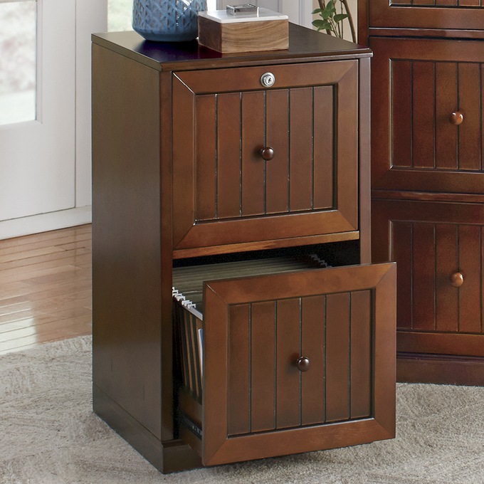 2 Drawer Locking File Cabinet Seventh Avenue