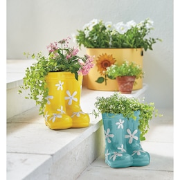 Rain Boot Planter, , large