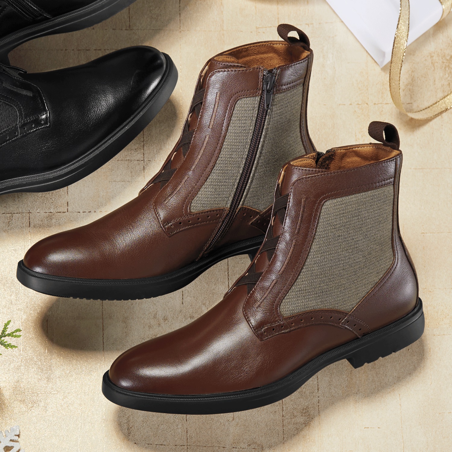 Stacy Adams Thompson Elastic Lace Boot | Seventh Avenue