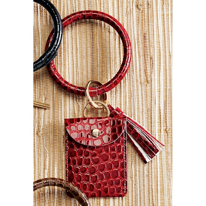 Keychain Wallet Bangle, , large