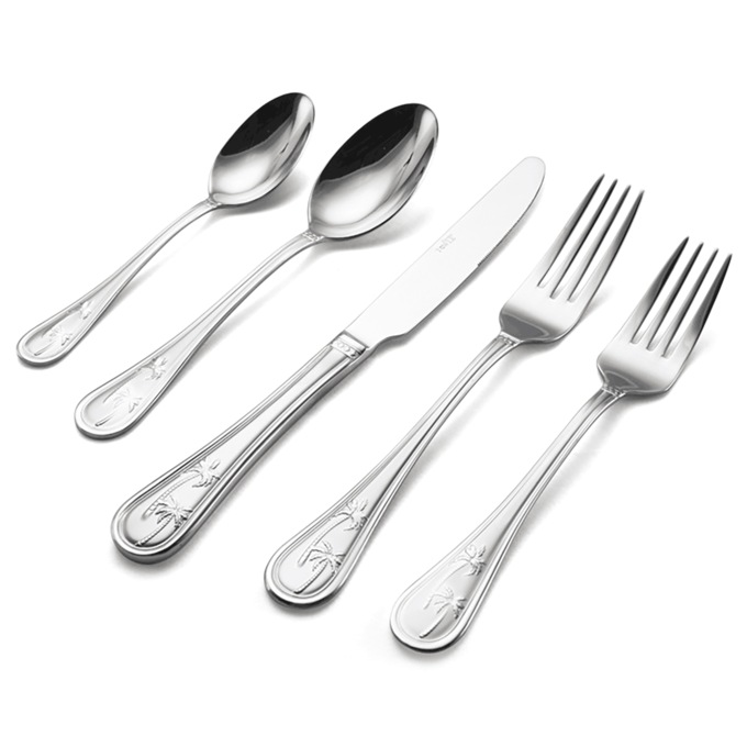 20-Piece Coastal Flatware Set, , large
