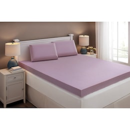 3.5&quot; Memory Foam Lavender-Infused Topper, , large