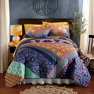 Boho Patch Quilt, , large