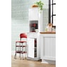 Melissa Tall Storage Pantry, White, large