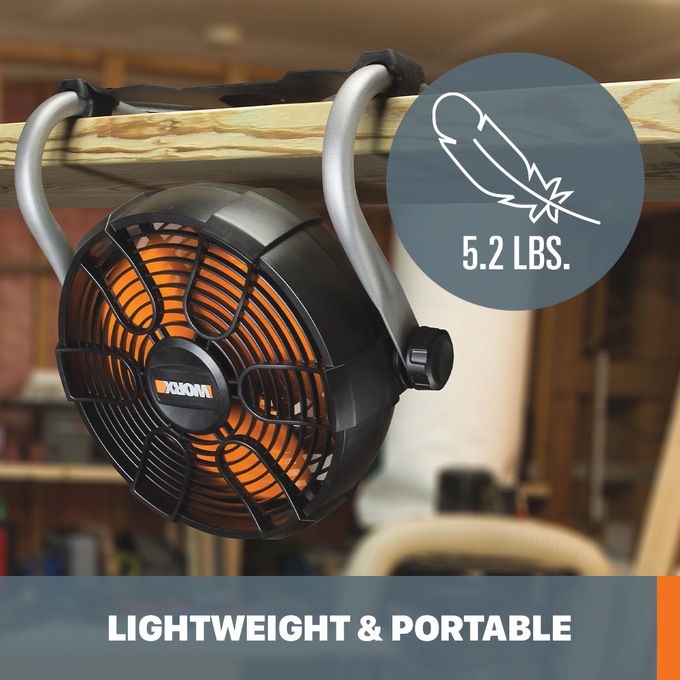 Worx 20V Cordless Worksite Fan (Tool Only), , large