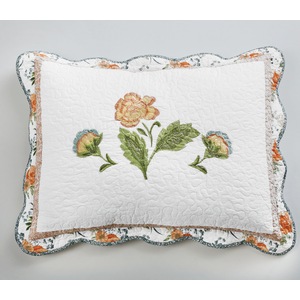Shiloh Embroidered Quilted Sham, , large