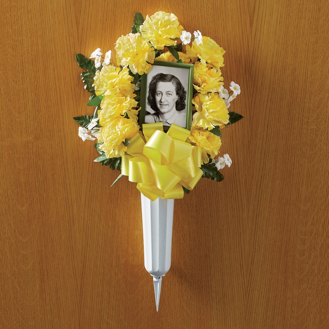 Photo Holder Memorial Vase, , large