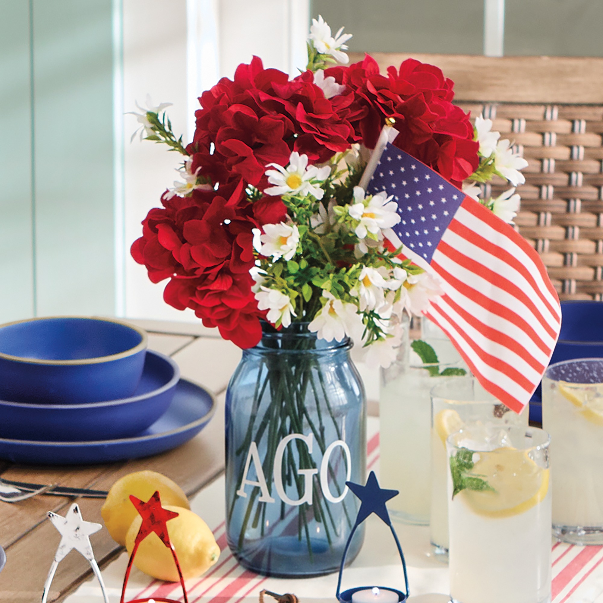 Personalized Outdoor Patriotic Arrangement, Multi, large