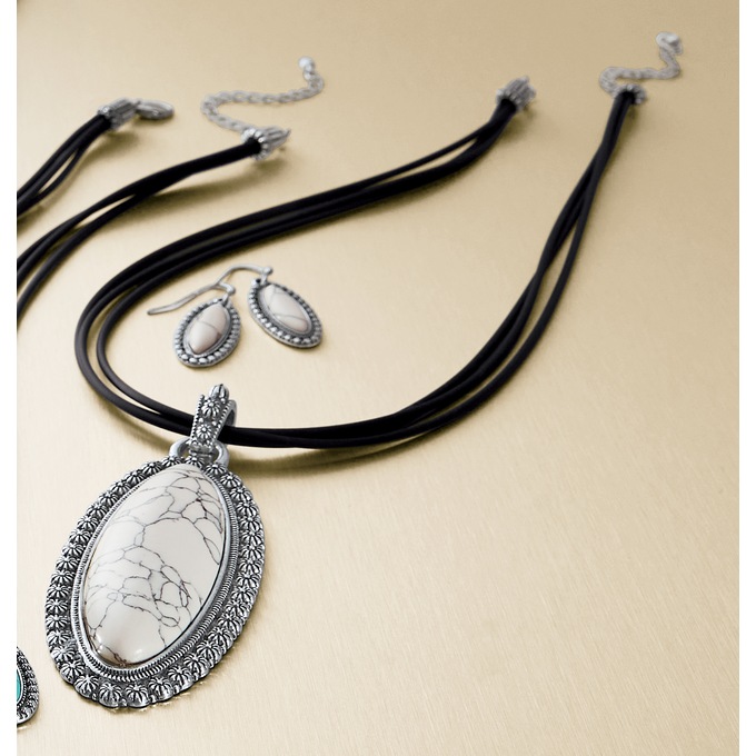 Oval Southwest Necklace and Earring Set, , large