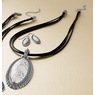 Oval Southwest Necklace and Earring Set, , large