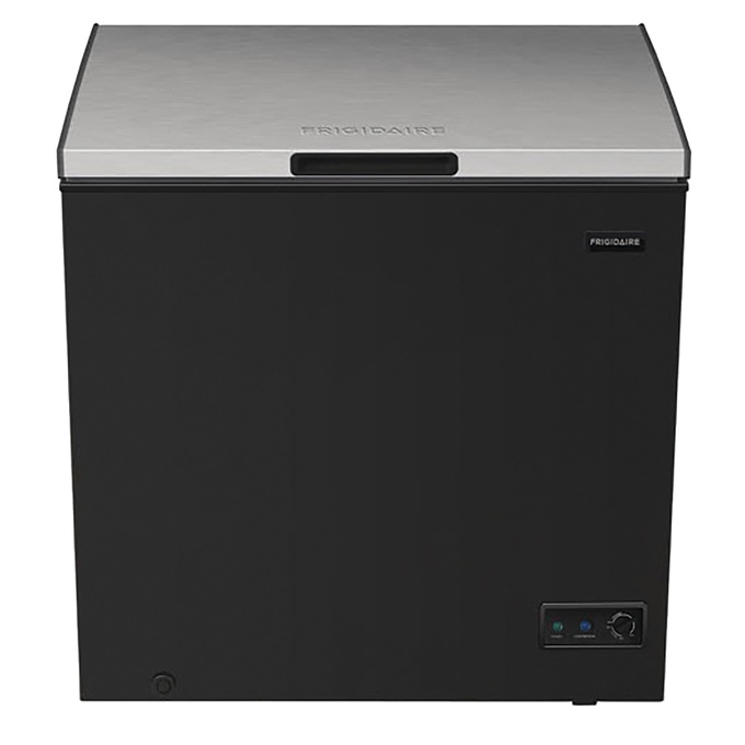 Frigidaire 5 cu. ft. Convertible Chest Freezer/Fridge, Black, large