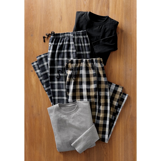 Men's 4-Piece Damon PJ Set, , large