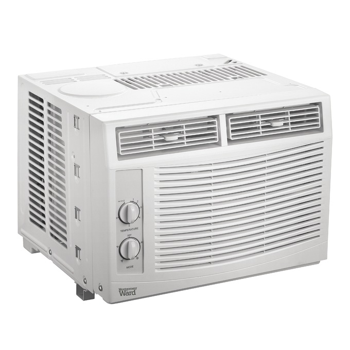 Montgomery Ward 5000 BTU Manual Window Air Conditioner, , large