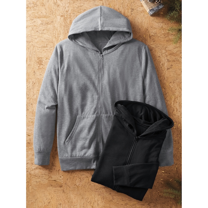 2-Pack Basic Zip Hoodies, , large