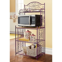 Scroll Microwave Rack, , large